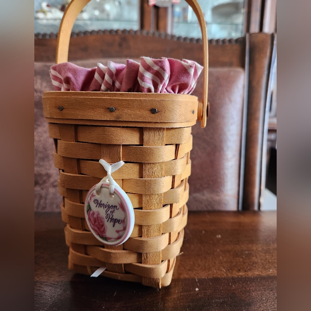 Breast Cancer Longaberger Horizon of Hope Basket